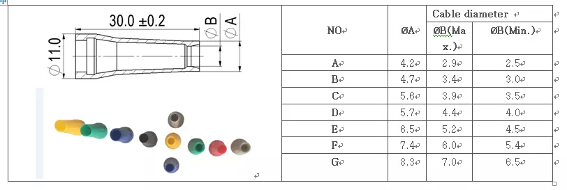 Muovi 1P PAG -sarja Suora pistoke taivutetulla helpotuksella 1 avain 14-nastainen juotoskaapelin keräämiseen 4,0-5,2 mm