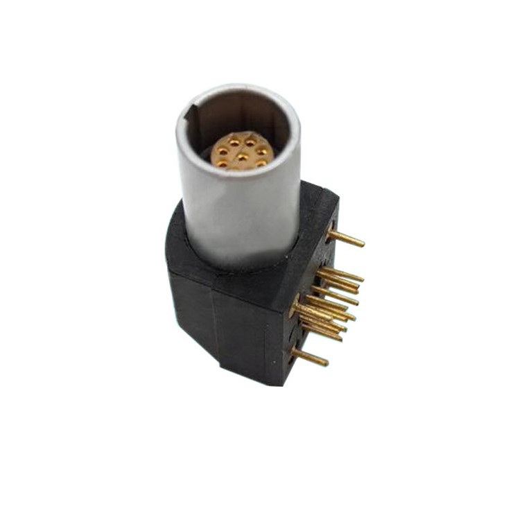 90° Elbow Power Socket With Solder Contacts