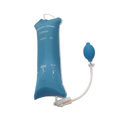 Paineinfuusiopussi, painenäytöllä