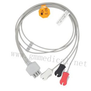 3-Lead ECG Leadwire Grabber 8-nastainen liitäntä AHA