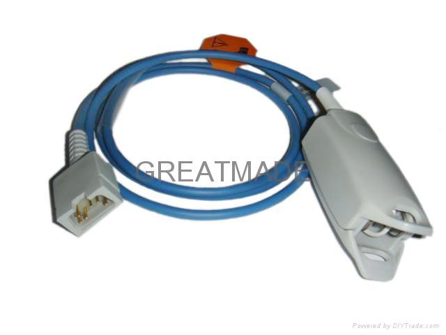 9168-00 Yhteensopiva uudelleenkäytettävä aikuisen sormenpidin Spo2-anturi