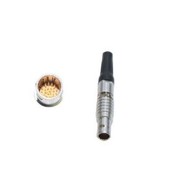 Kiinteä pistorasia, push-pull-metalliliitin laitemonitorille