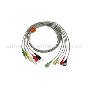 Käytössä kanssa 700-0007-09 Tru-Link Leadwire asetetaan 5-Lyijy, Snap, IEC, 24 in & 2PIN