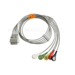 GE Marquette Multi-link Leadwire -setti, 5-Lead, Snap, IEC, 29 tuuman (76 cm) ja VS 2PIN