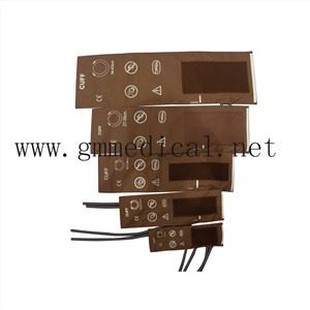 Uudelleenkäytettävä verenpainemansetti kaksoisputkella (vauva, lapsi, pieni aikuinen, aikuinen, suuri aikuinen, KORKEA. Ilman liittimiä.