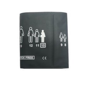 Pieni aikuinen # 10 Single Tube Nibp -karva, 20-27 Arm Circumference, Ilman Gasbagia